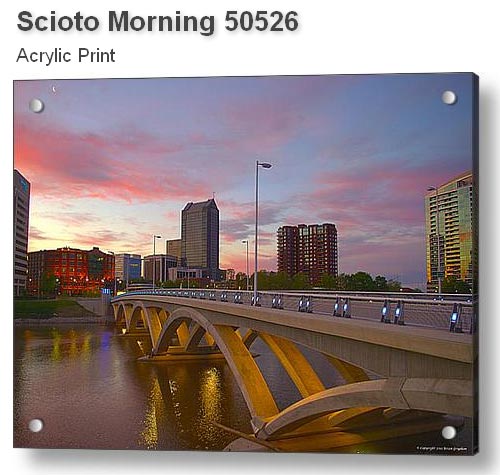 Sunrise over Scioto River