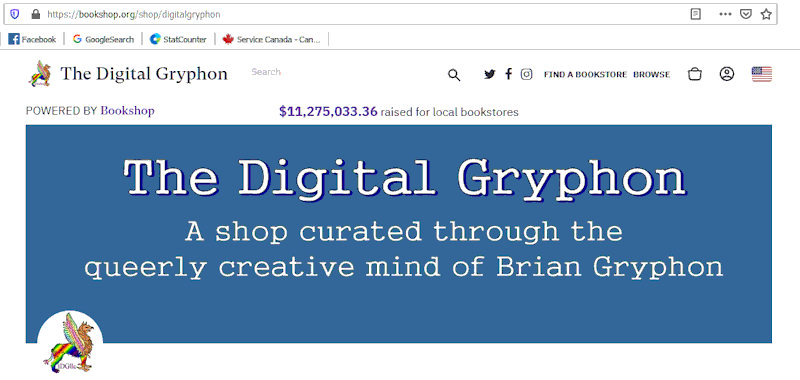 header from Digital Gryphon at Bookshop.org
