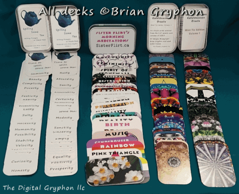 my three latest decks